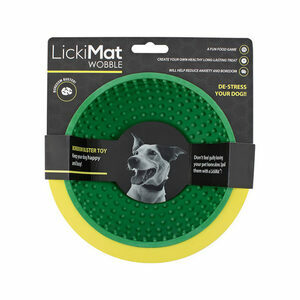 Lickimat Wobble - Groen - Ø 16,5 cm x H 8 cm