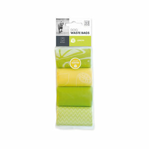 M-Pets dog waste bags lemon - 8 x 15 stuks