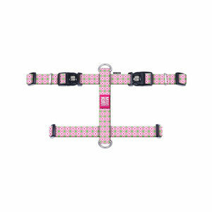 Max & Molly H-Hondenharnas - Retro Pink - L