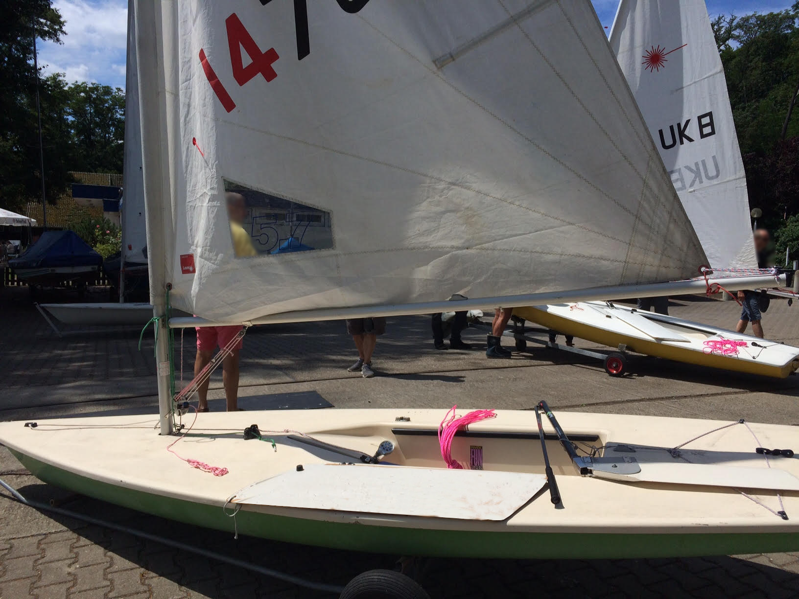 Einweisung für die Laser- sowie Schwertzugvogel Nutzung –  Deutsch-Britischer Yacht Club