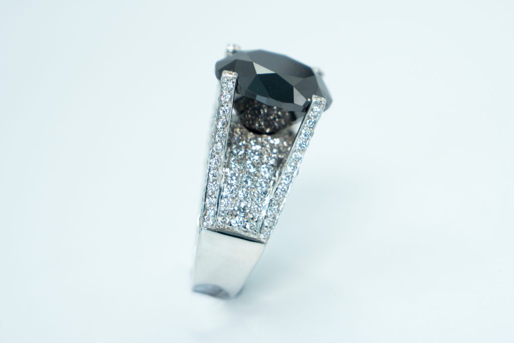 Black Diamond Solitaire Ring – DC Jewellers Exclusive - Image 4