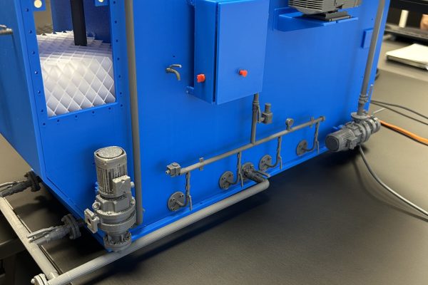 3D-printet offshore model til præsentation