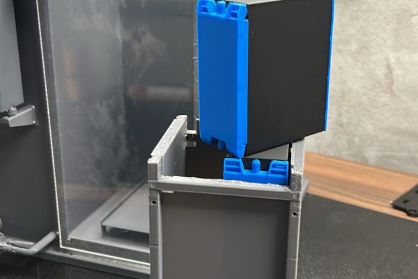 3D-printet bioreaktor model til visualisering af biologiske og industrielle processer