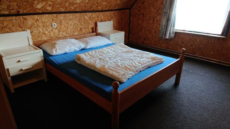 twee persoons bed camping de blekkenhorst
