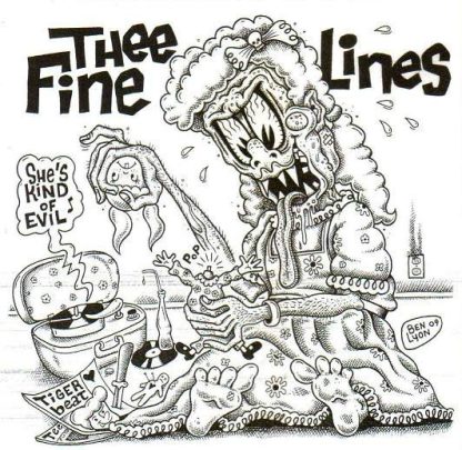 THEE FINE LINES: She's Kind Of Evil 7"