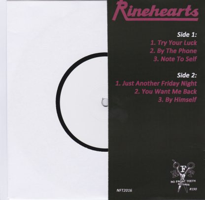 RINEHEARTS: Try Your Luck 7" back