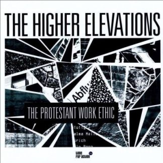 HIGHER ELEVATIONS The Protestant Work Ethic album in LP format on black vinyl.