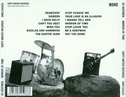 DE KEEFMEN: Mirror Of Time CD (back cover)