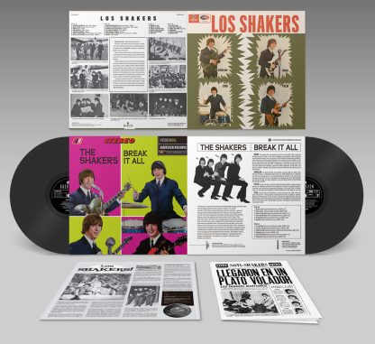LOS SHAKERS: Los Shakers / Breat It All 2x LP Artwork