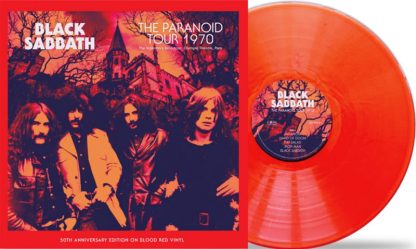 BLACK SABBATH: The Paranoid Tour 1970 Limited Edition LP (red)