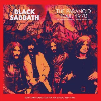 BLACK SABBATH: The Paranoid Tour 1970 Limited Edition LP (red)