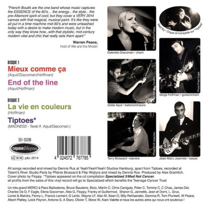 FRENCH BOUTIK: Mieux Comme Ça 7" back cover
