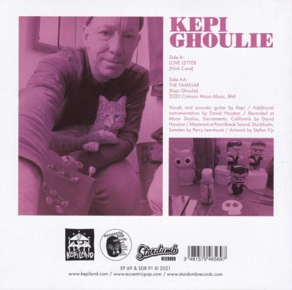 KEPI GHOULIE: Love Letter / The Familiar 7" back cover