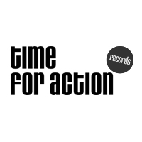 Time For Action logo in black and white.