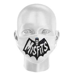 MISFITS: Bat Mask White