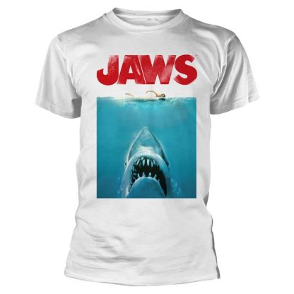 JAWS Movie Poster T-Shirt White