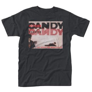 THE JESUS AND MARY CHAIN Psychocandy design in a black t-shirt