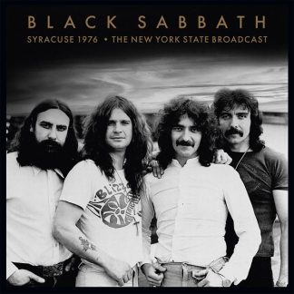 BLACK SABBATH Syracuse 1976 album in a double LP format on black vinyl.