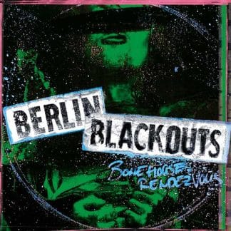BERLIN BLACKOUTS Bonehouse Rendezvous album in LP format on pink and green vinyl.