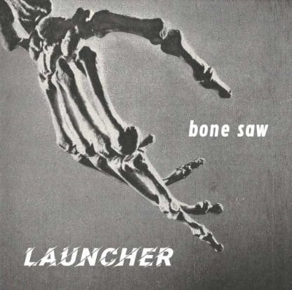 LAUNCHER Bone Saw album in LP format on black vinyl.