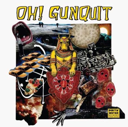 OH! GUNQUIT Eat Yuppies and Dance album in LP format on black vinyl.