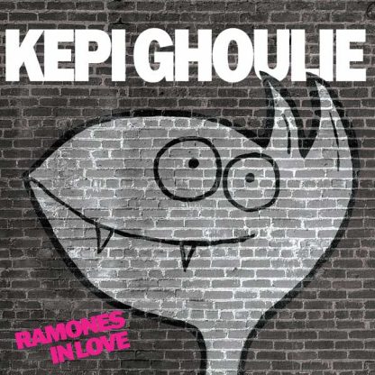 KEPI GHOULIE Ramones In Love album in LP format on neon pink vinyl.