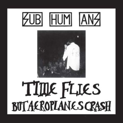 SUBHUMANS Time Flies + Rats album in LP format on red vinyl.