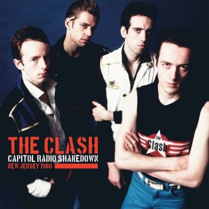 THE CLASH Capitol Radio Shakedown album in a double LP format on clear vinyl.