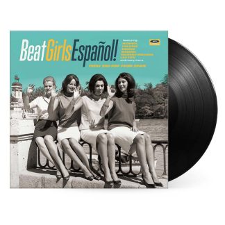 Various artists Beat Girls Español album in LP format on black vinyl.