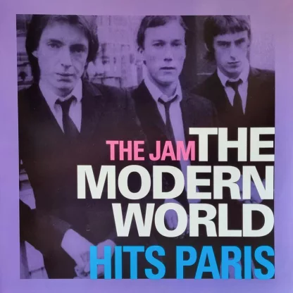 THE JAM The Modern World Hits Paris album in LP format on black vinyl.