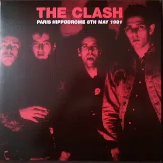 THE CLASH Paris Hippodrome 8th May 1981 album in LP format on black vinyl.