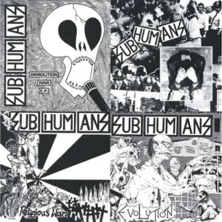 SUBHUMANS: Ep-Lp album in LP format on red vinyl.