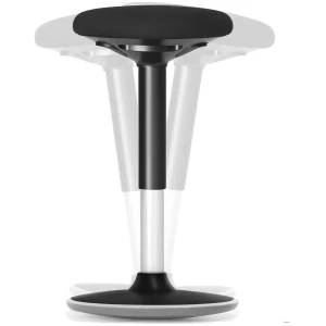 Lentopallon työpallo, ergonominen työpallo, pyörivä tuoli, 360° kääntyvä tuoli, korkeussäädettävä 60-85 cm, ei vaadi kokoamista, musta.