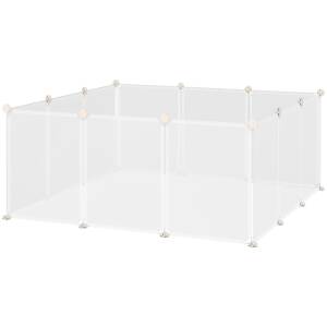 Smådjur Hage 12 paneeli DIY Lekhage 105 x 105 x 45 cm