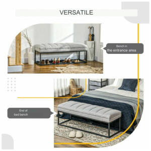 Penkki Harmaa Industrial Design Metallirunko 120 x 44 x 45,5 cm