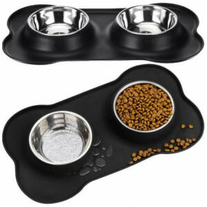 Tuplakulho koiralle/kissalle 2 x 350 ml
