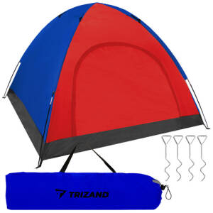 4 hengen teltta - Kevyt ja kompakti retkiteltta hyttysverkolla ja kantolaukulla - Vedenpitävä