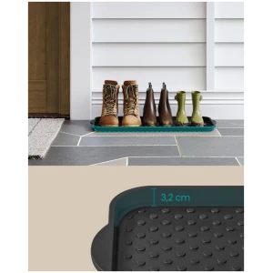 Skomatto, muovia, 2 kpl – 74,2 x 36,5 cm, musta