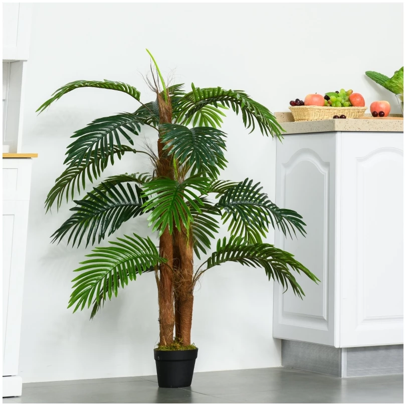 Kunstig plante Palme 120 cm med Potte - Dealproffsen.no