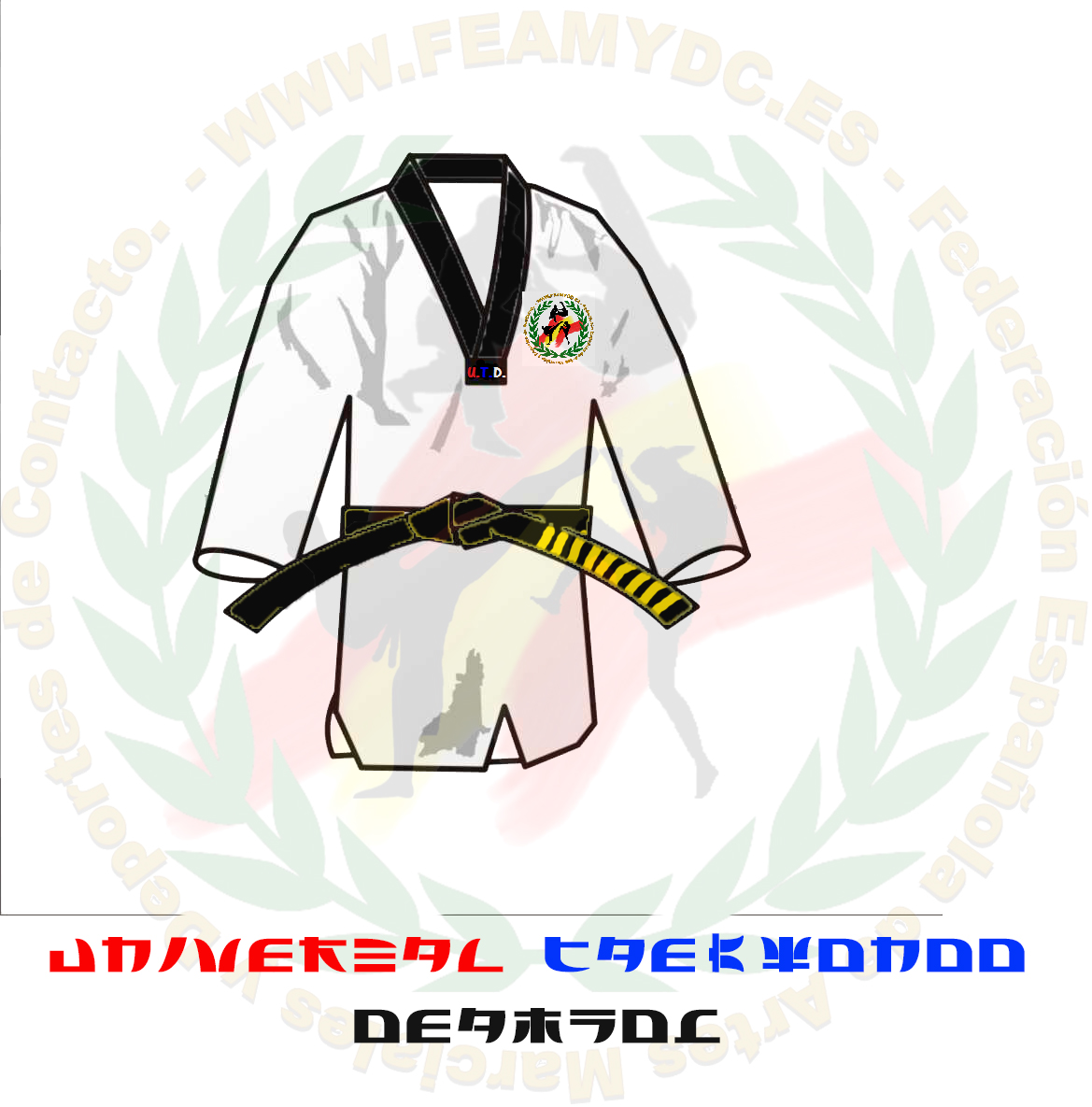 Grados y cinturones Universal Taekwon-do DEAMYDC (U.T.D.) – Federación  Española de Artes Marciales y Deportes de Contacto