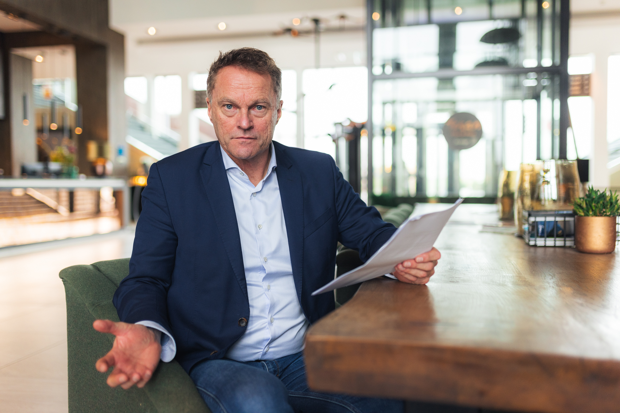 Peter de Blank - Ondernemersadviseur - legt iets uit