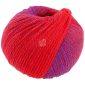 Cool Merino Dégradé 306 Roodviolet / Donkerrood / Rood