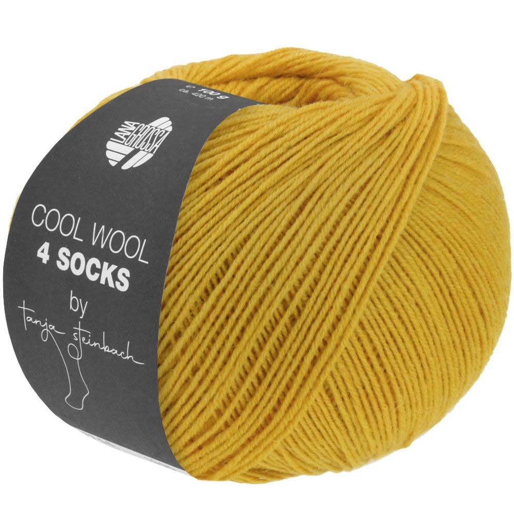 Cool Wool 4 Socks 7713 Goudgeel