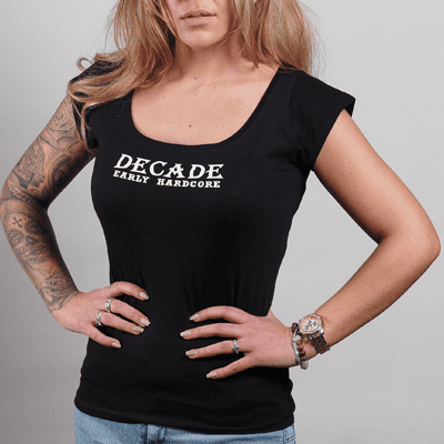 Decade of Early Hardcore Ladies T-Shirt