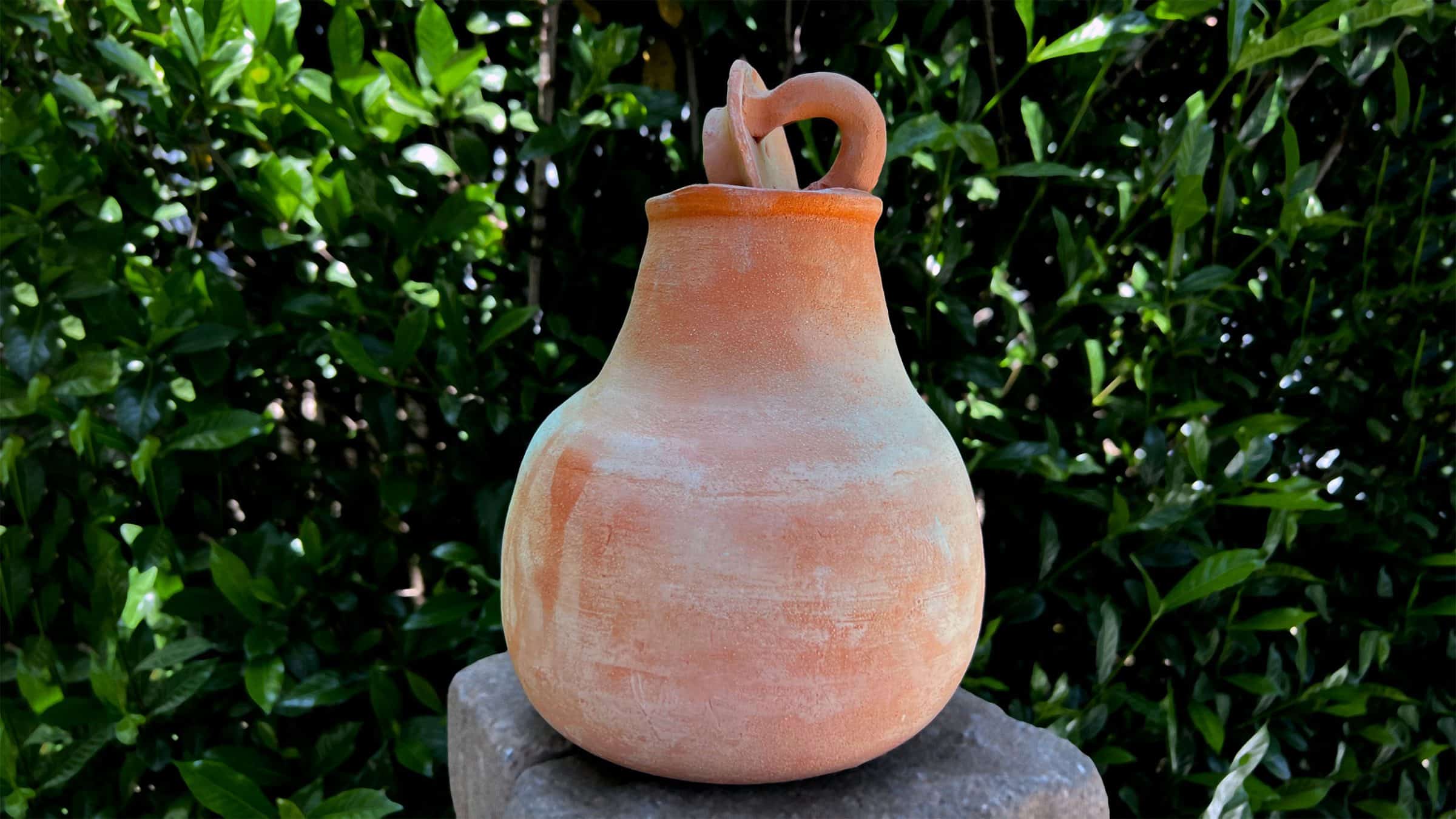 What is an OLLA is an unglazed clay pot fired at a low temperature