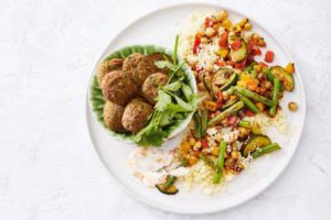 couscous falafel