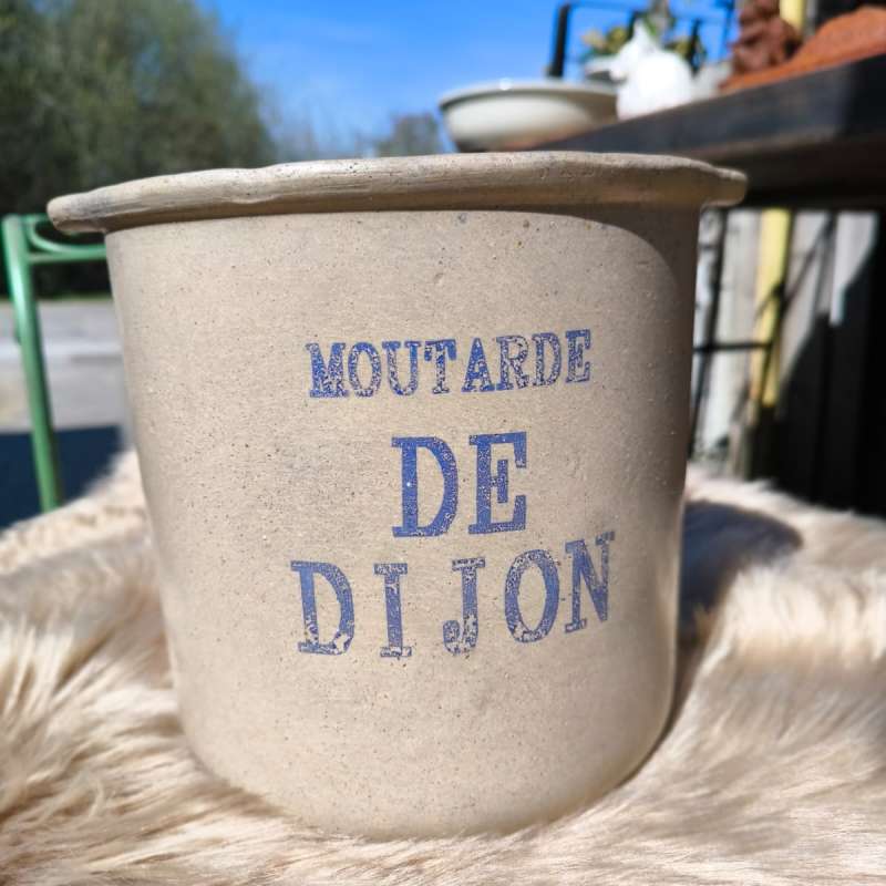 Dijon Mosterd pot aardewerk