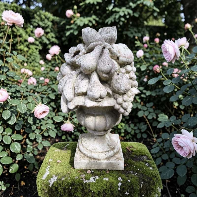 Franse Antieke Stenen Vaas