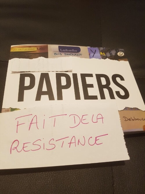 Exemple de Laissez parler les petits papiers