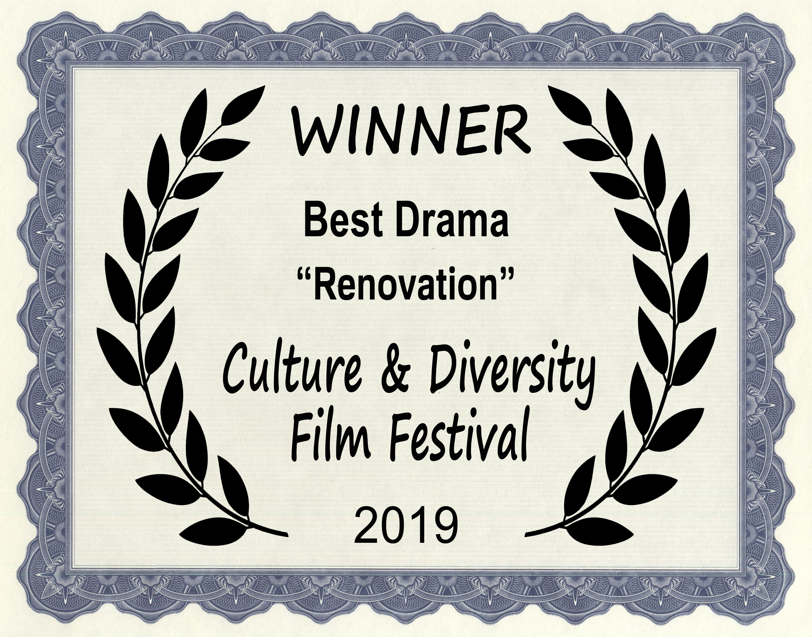 Best Drama at Culture & Diversity Film Festival in Hollywood